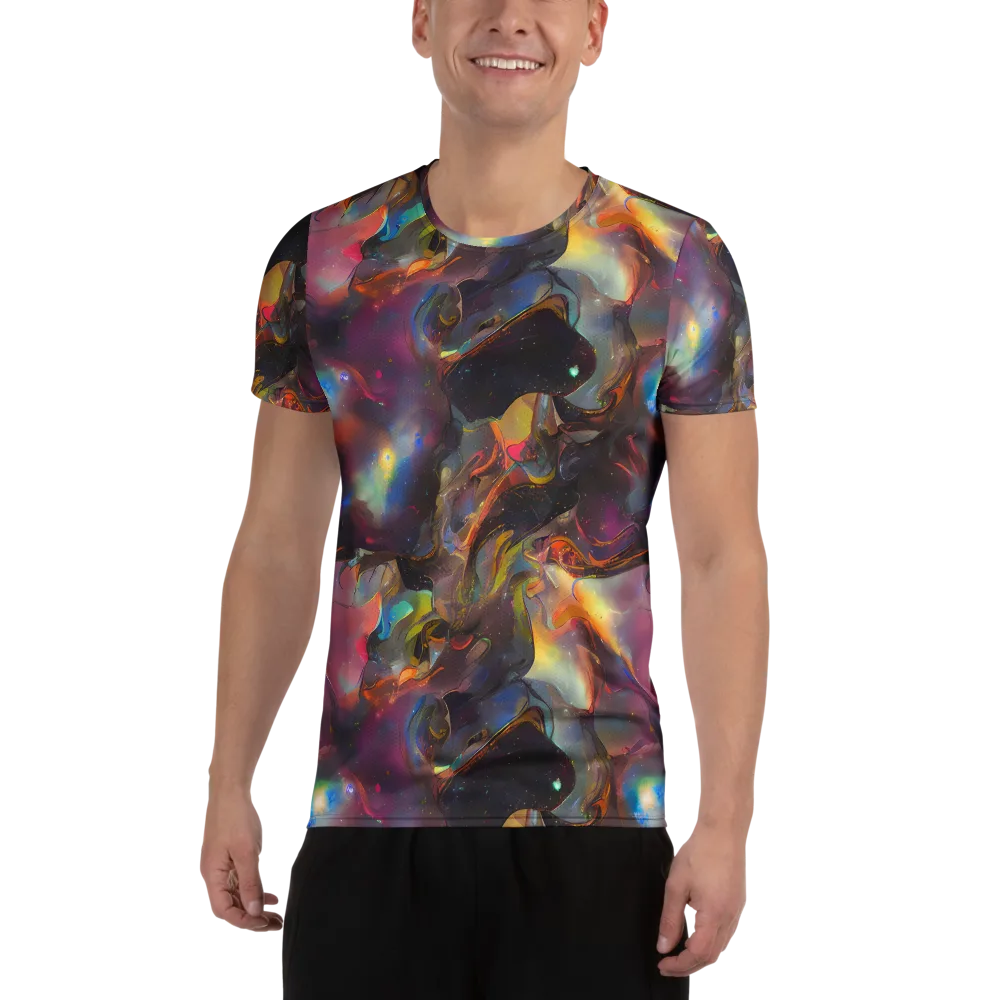 Cosmic Fusion on Men's Athletic T-Shirt — Front