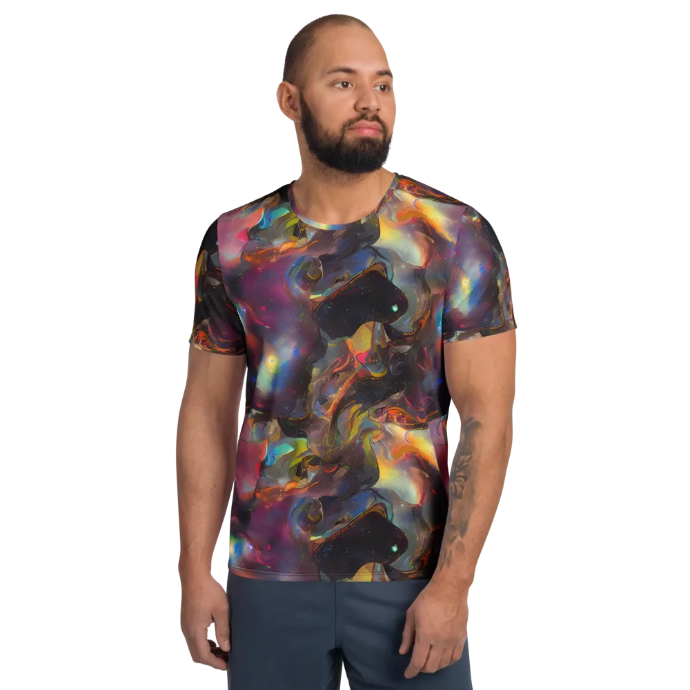 Cosmic Fusion on Men's Athletic T-Shirt — Front