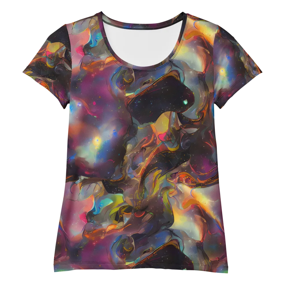 Cosmic Fusion on Women's Athletic T-Shirt — Front