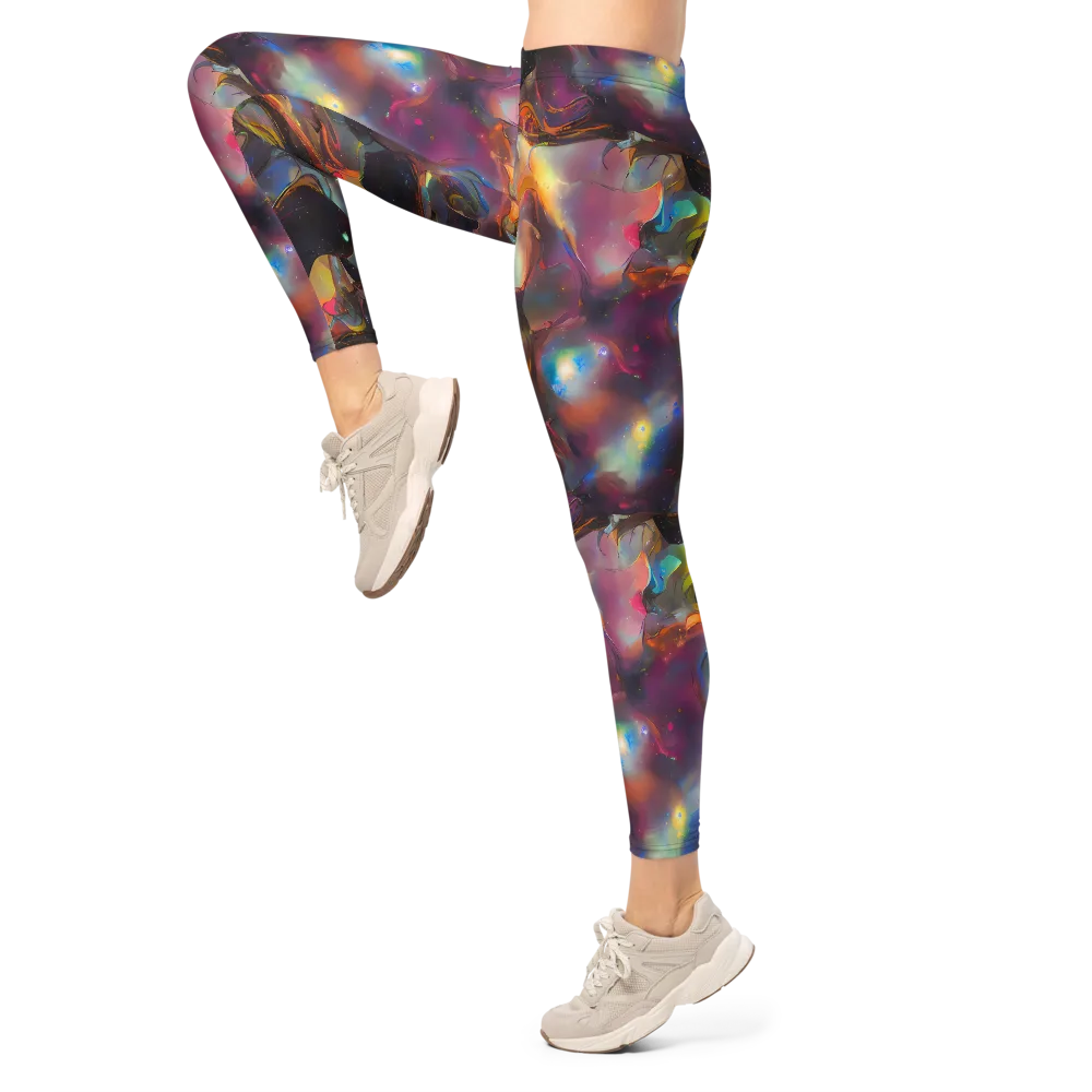 Cosmic Fusion on Leggings — Left