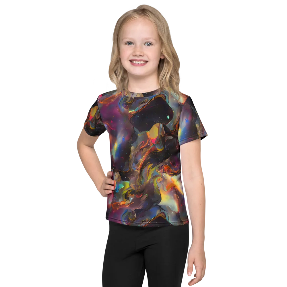Cosmic Fusion on Kids Crew Neck T-Shirt — Front