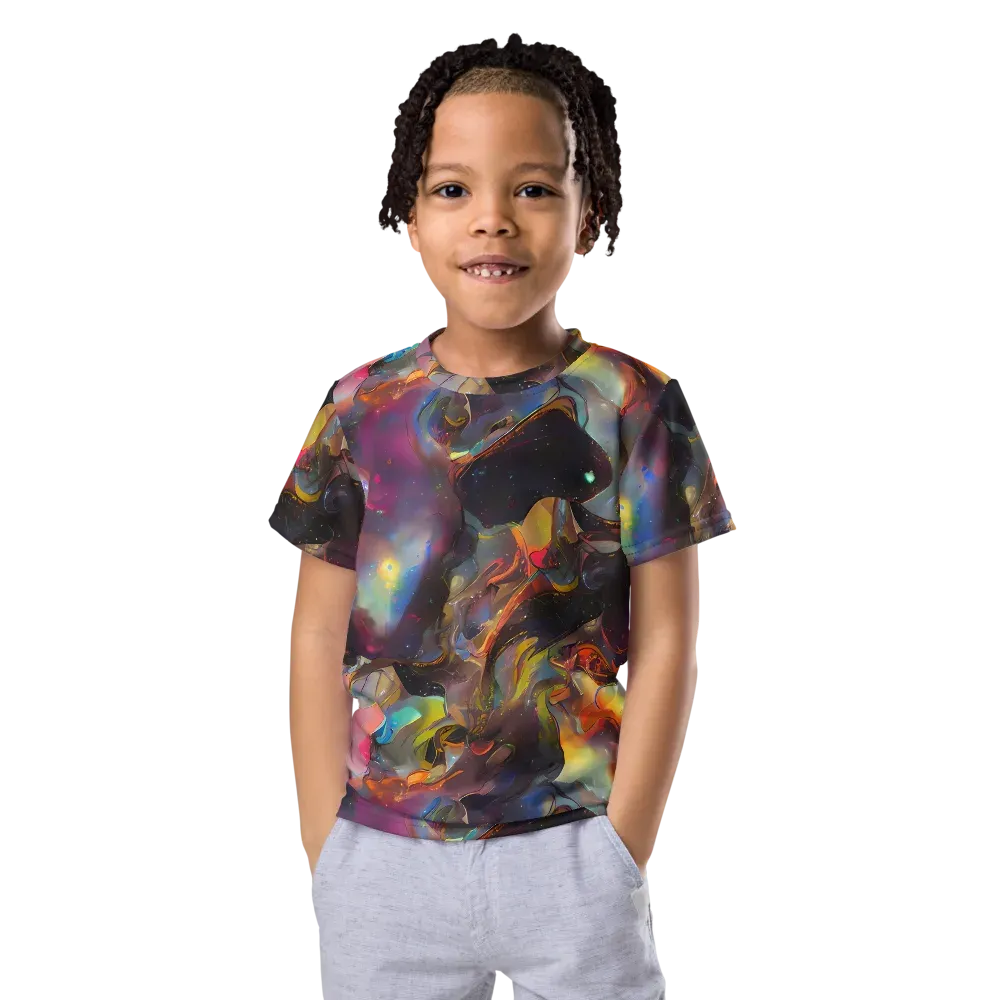 Cosmic Fusion on Kids Crew Neck T-Shirt — Front