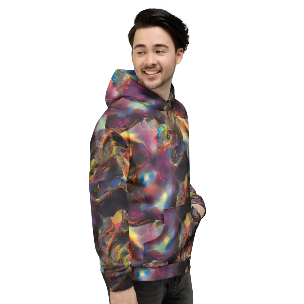 Cosmic Fusion on Hoodie — Right