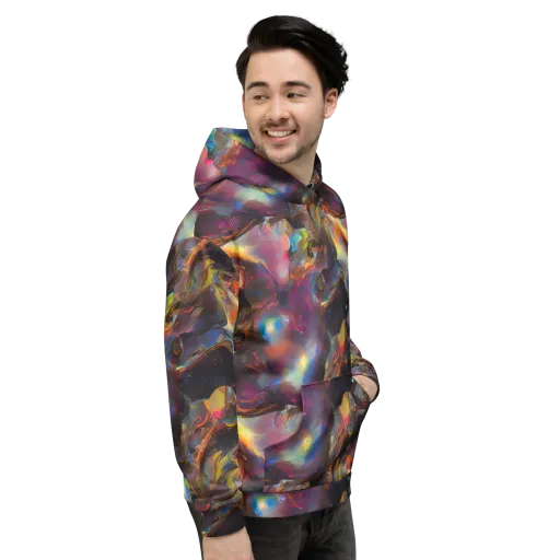 Cosmic Fusion on a Hoodie
