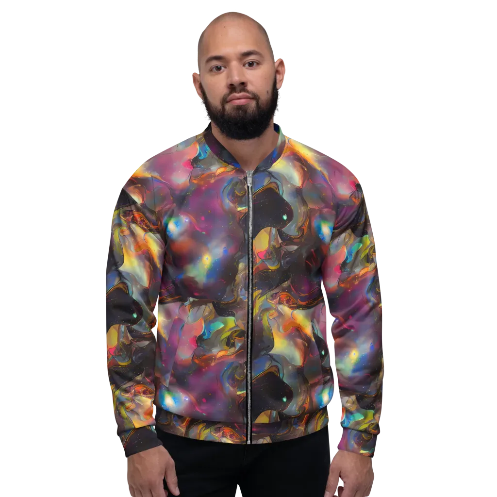 Cosmic Fusion on Bomber Jacket — Front