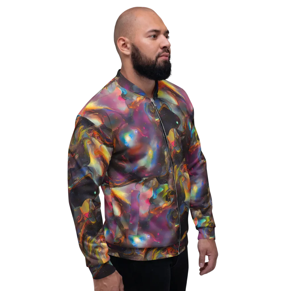 Cosmic Fusion on Bomber Jacket — Right