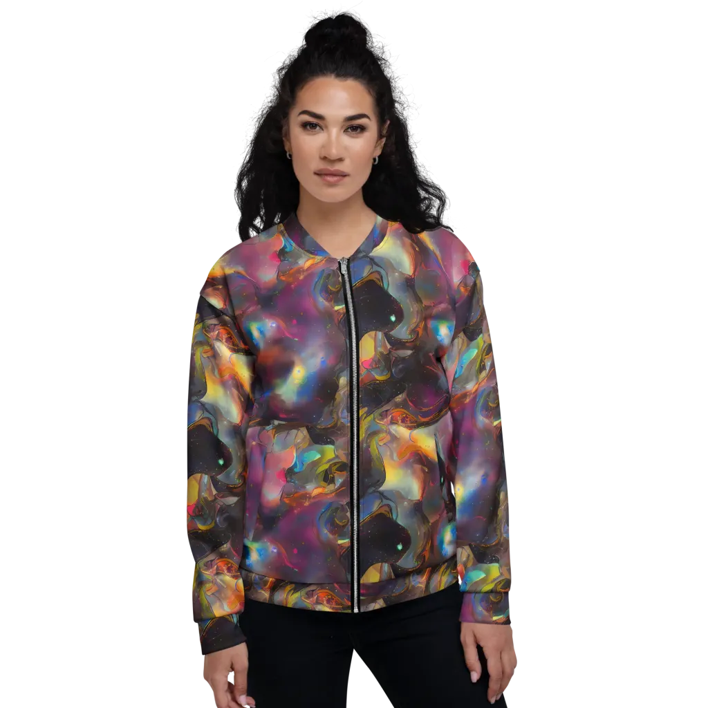 Cosmic Fusion on Bomber Jacket — Front
