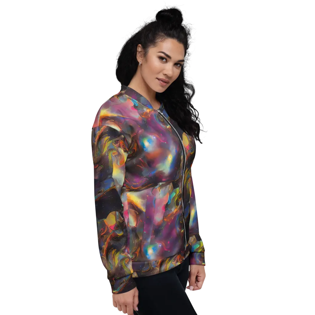 Cosmic Fusion on Bomber Jacket — Right