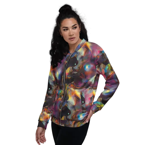 Cosmic Fusion on a Bomber Jacket