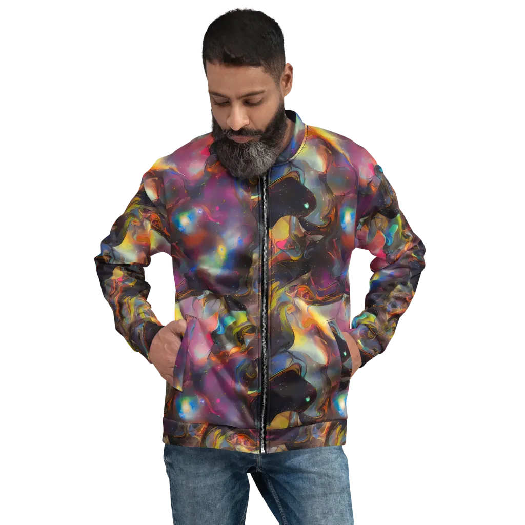 Cosmic Fusion on Bomber Jacket — Front