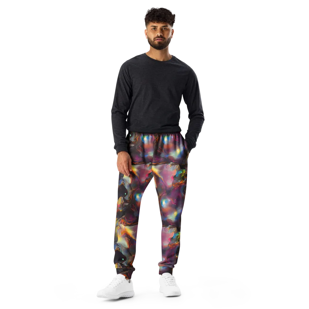 Cosmic Fusion on Men's Joggers — Front