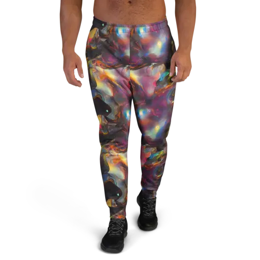 Cosmic Fusion on a Men's Joggers