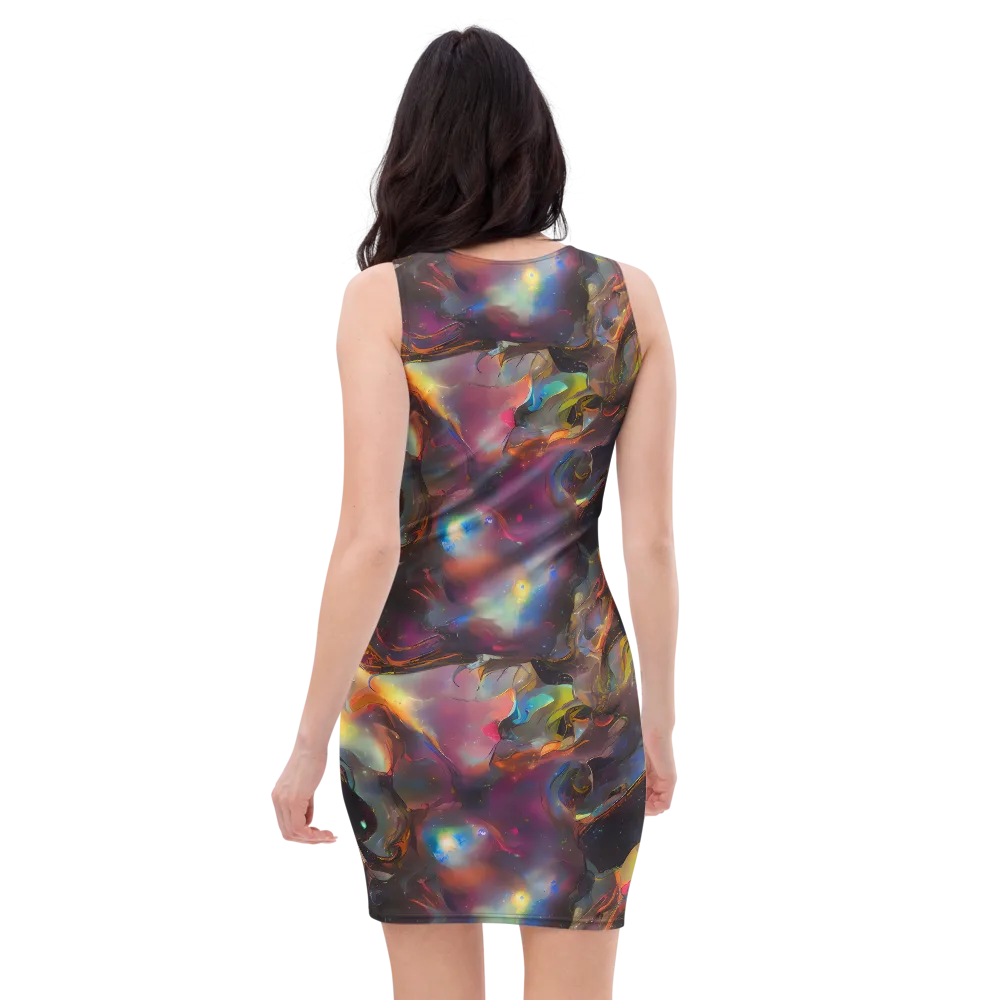 Cosmic Fusion on Bodycon Dress — Back