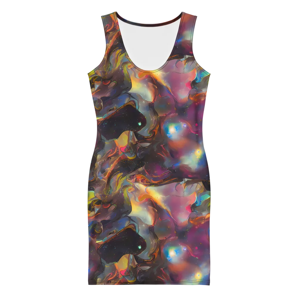 Cosmic Fusion on Bodycon Dress — Front