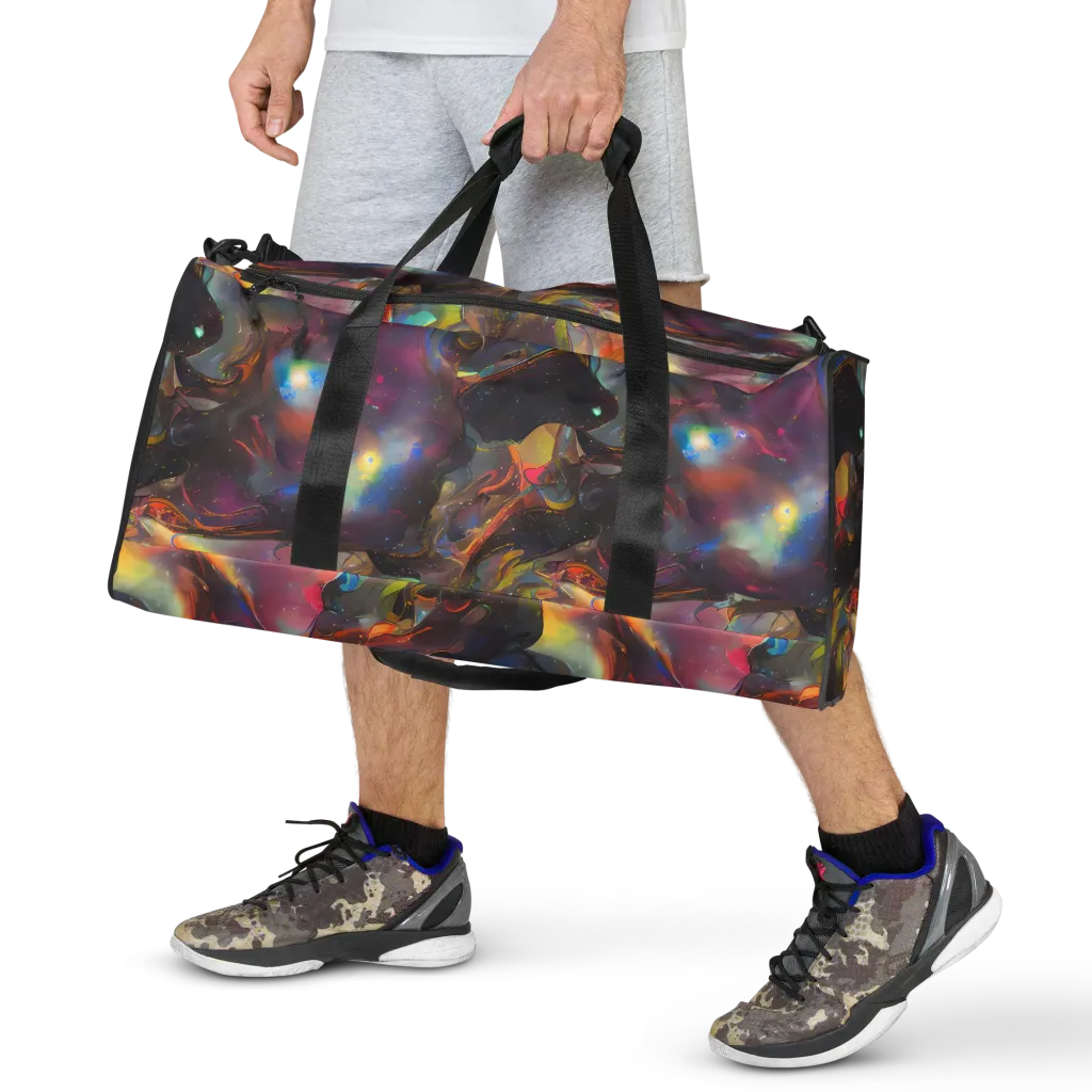 Cosmic Fusion on Duffle Bag — Front
