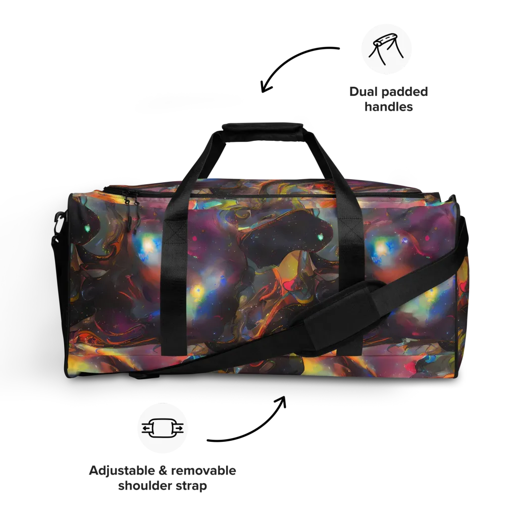 Cosmic Fusion on Duffle Bag — Front