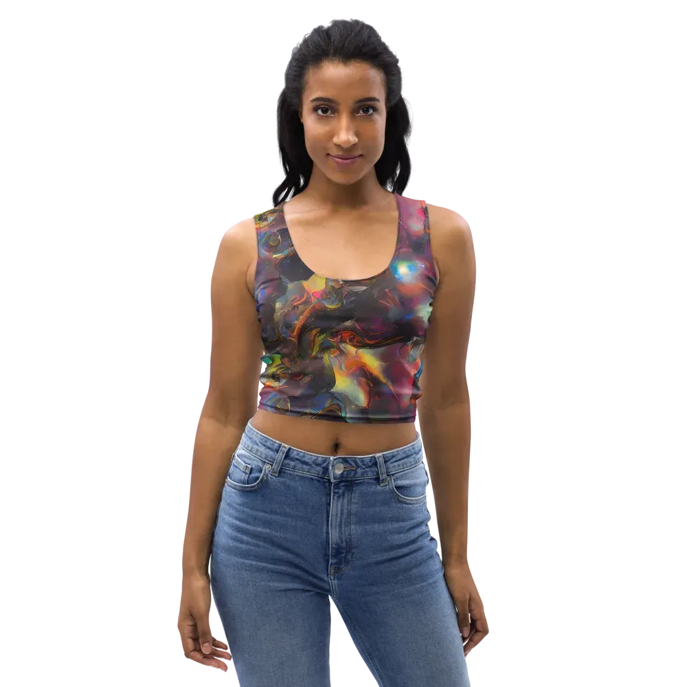 Cosmic Fusion on Crop Top — Front