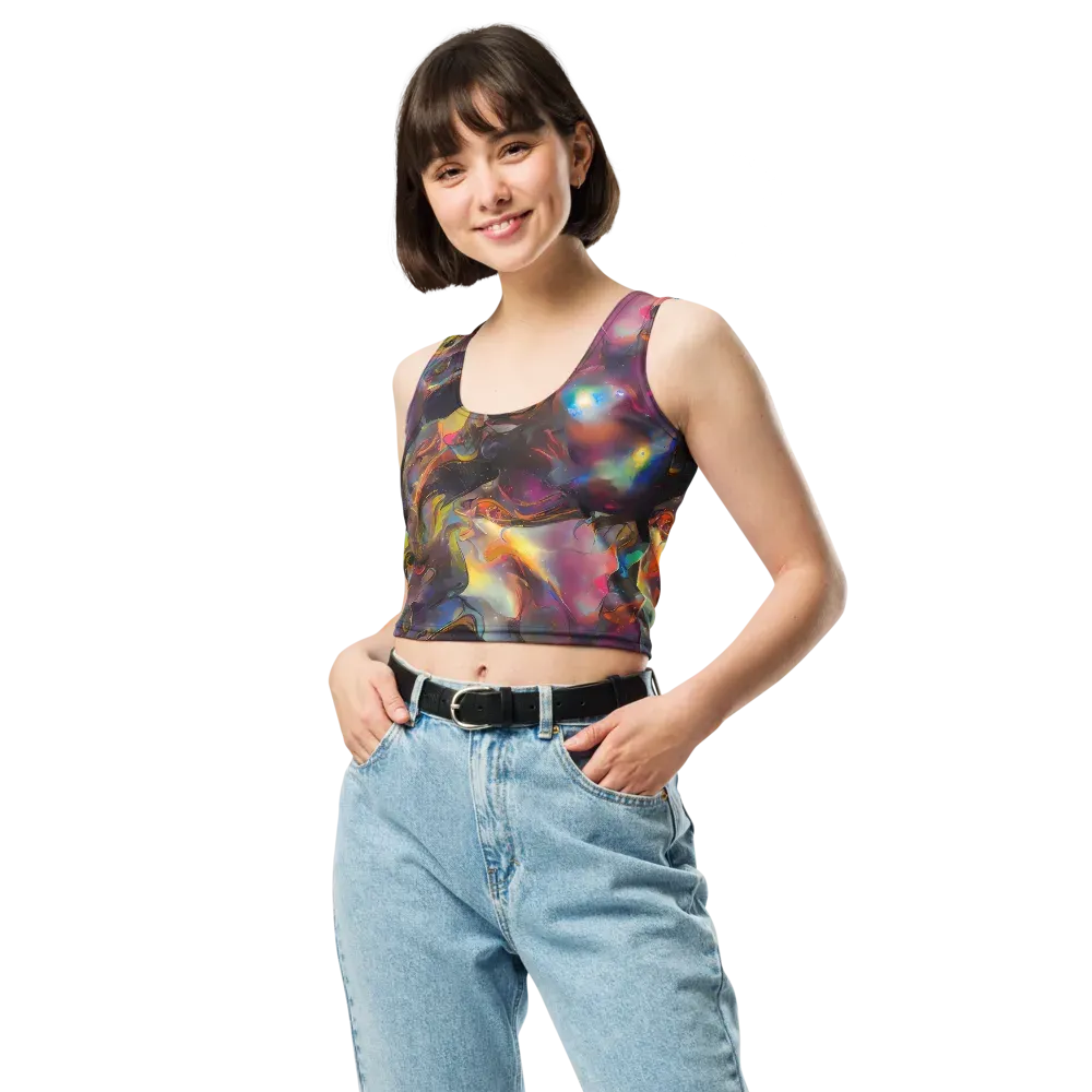 Cosmic Fusion on Crop Top — Front