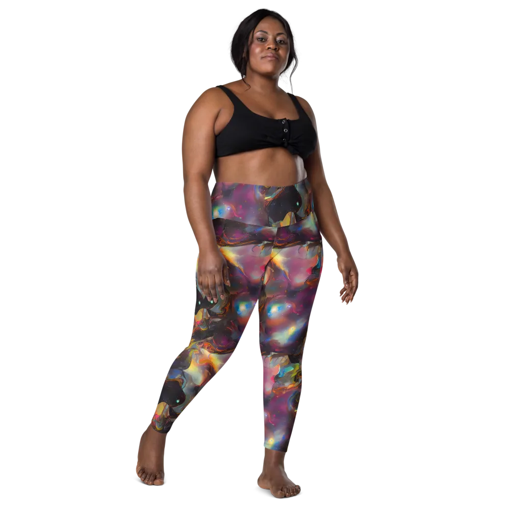 Cosmic Fusion on Leggings with Pockets — Front