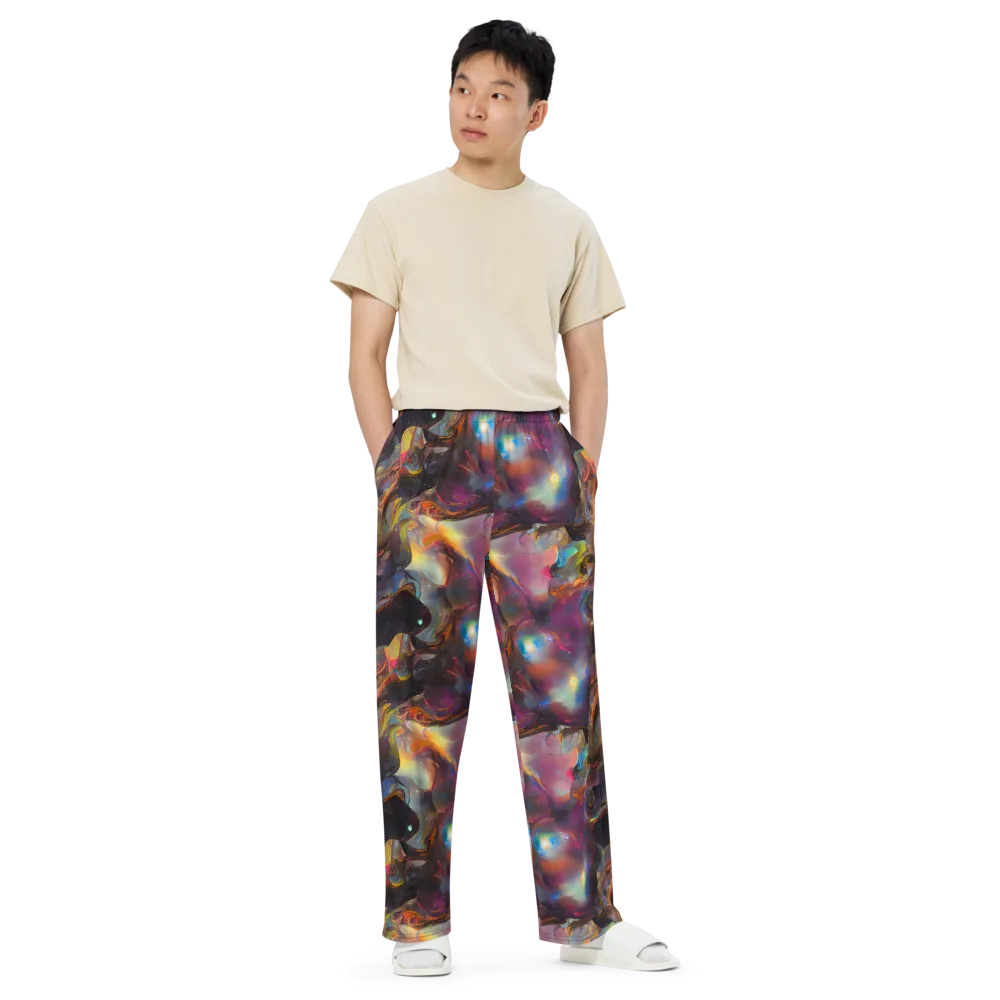 Cosmic Fusion on Wide-Leg Pants — Front