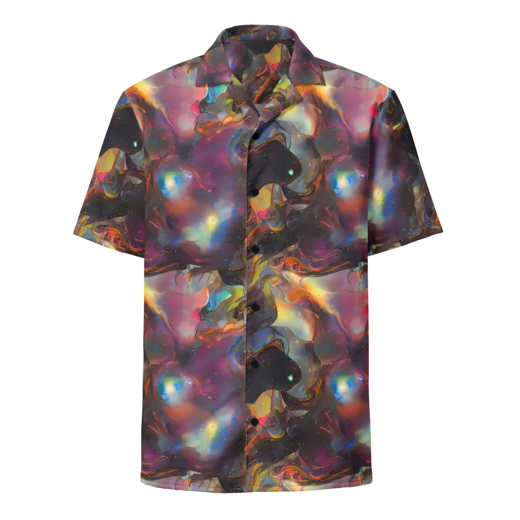 Cosmic Fusion on Button Shirt — Front