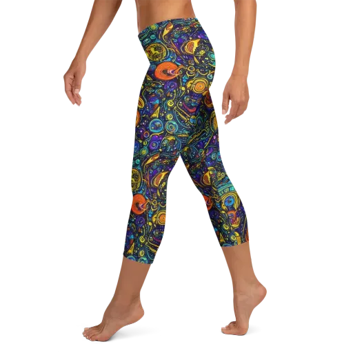Vasnetsov Vortex on a Capri Leggings
