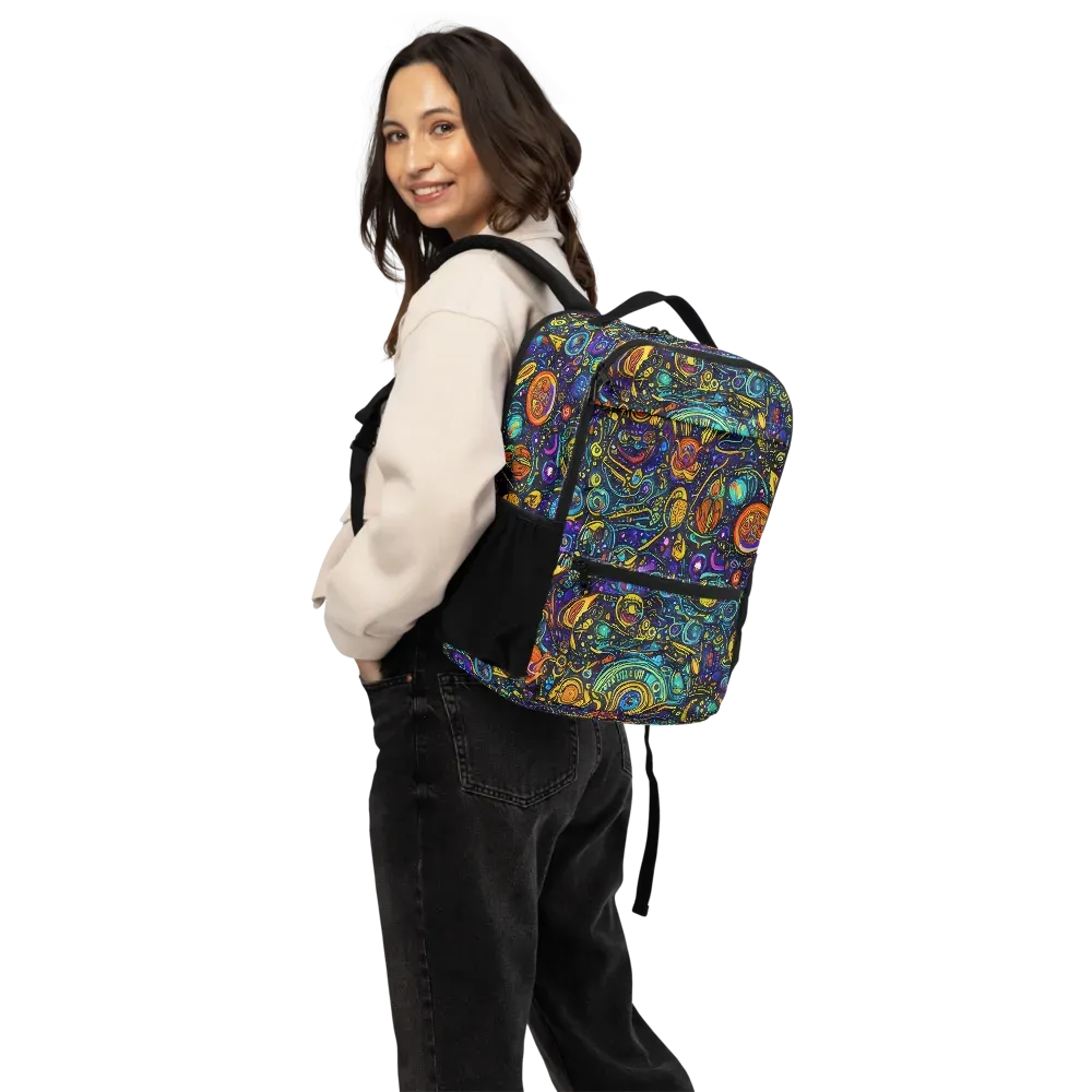 Vasnetsov Vortex on Utility Backpack — Back