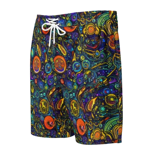 Vasnetsov Vortex on a Men's Board Shorts