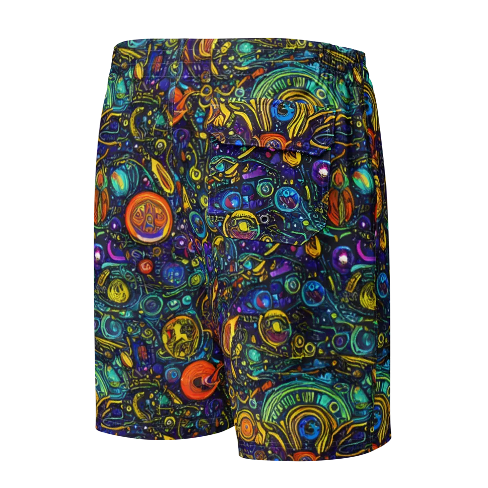 Vasnetsov Vortex on Men's Board Shorts — Back