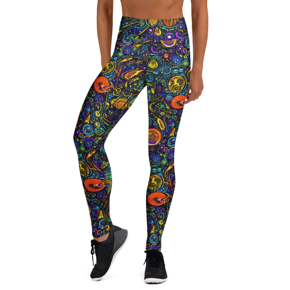 Vasnetsov Vortex on Yoga Leggings — Front