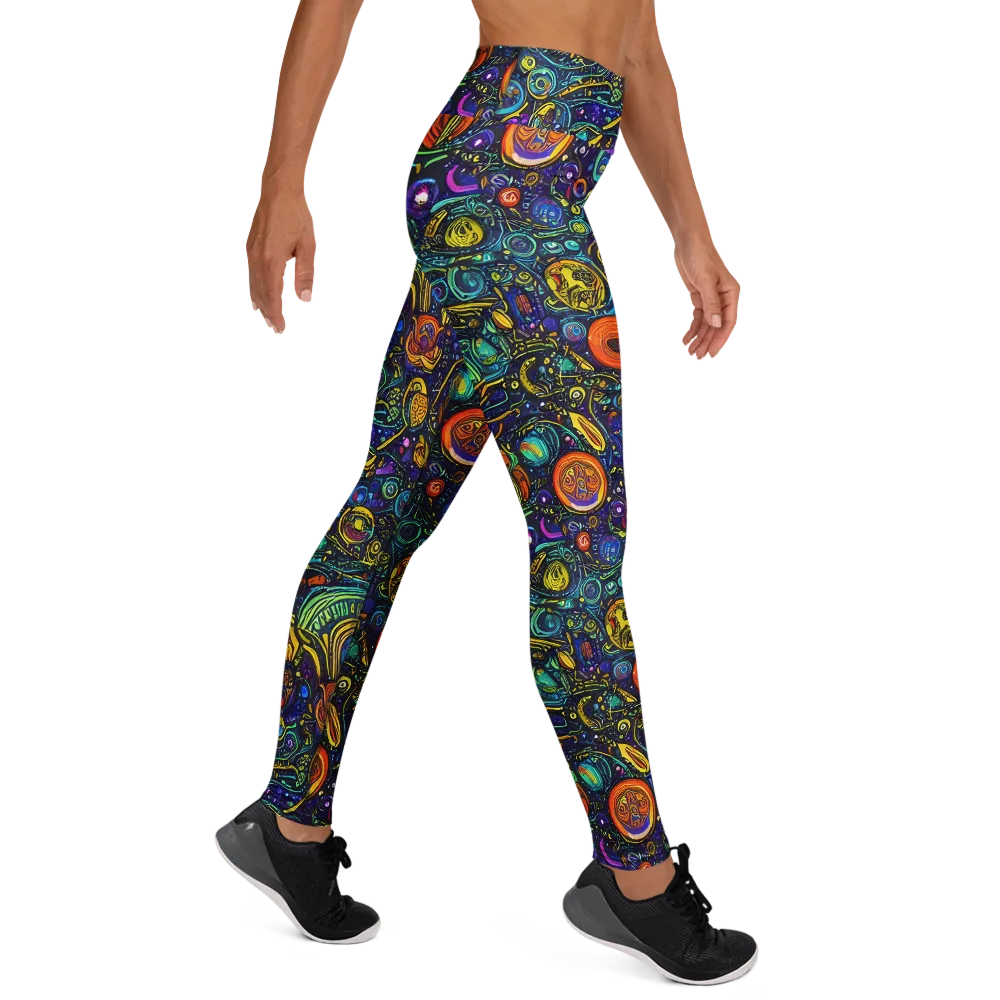 Vasnetsov Vortex on Yoga Leggings — Right