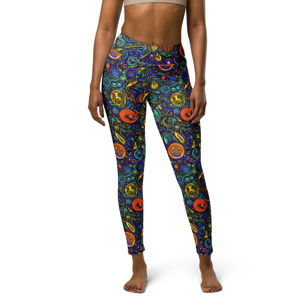 Vasnetsov Vortex on Yoga Leggings — Front