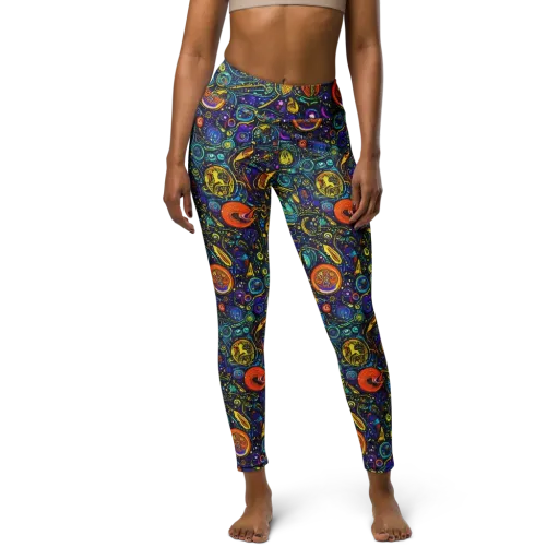 Vasnetsov Vortex on a Yoga Leggings