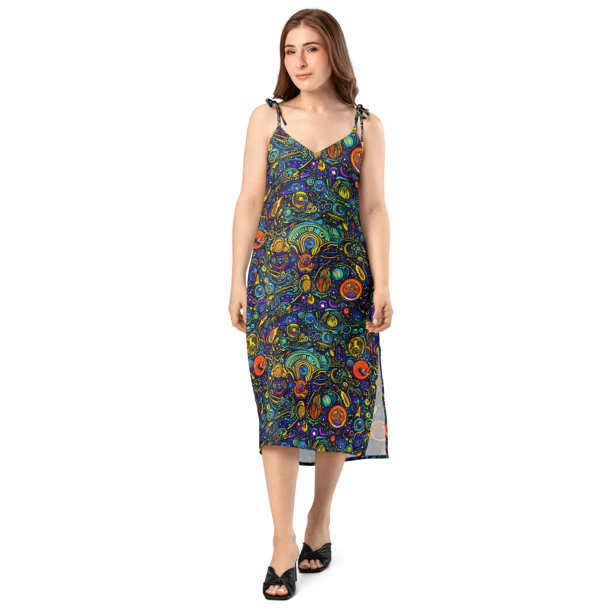 Vasnetsov Vortex on Slip Dress — Front