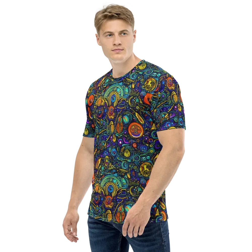 Vasnetsov Vortex on Men's Crew Neck T-Shirt — Left
