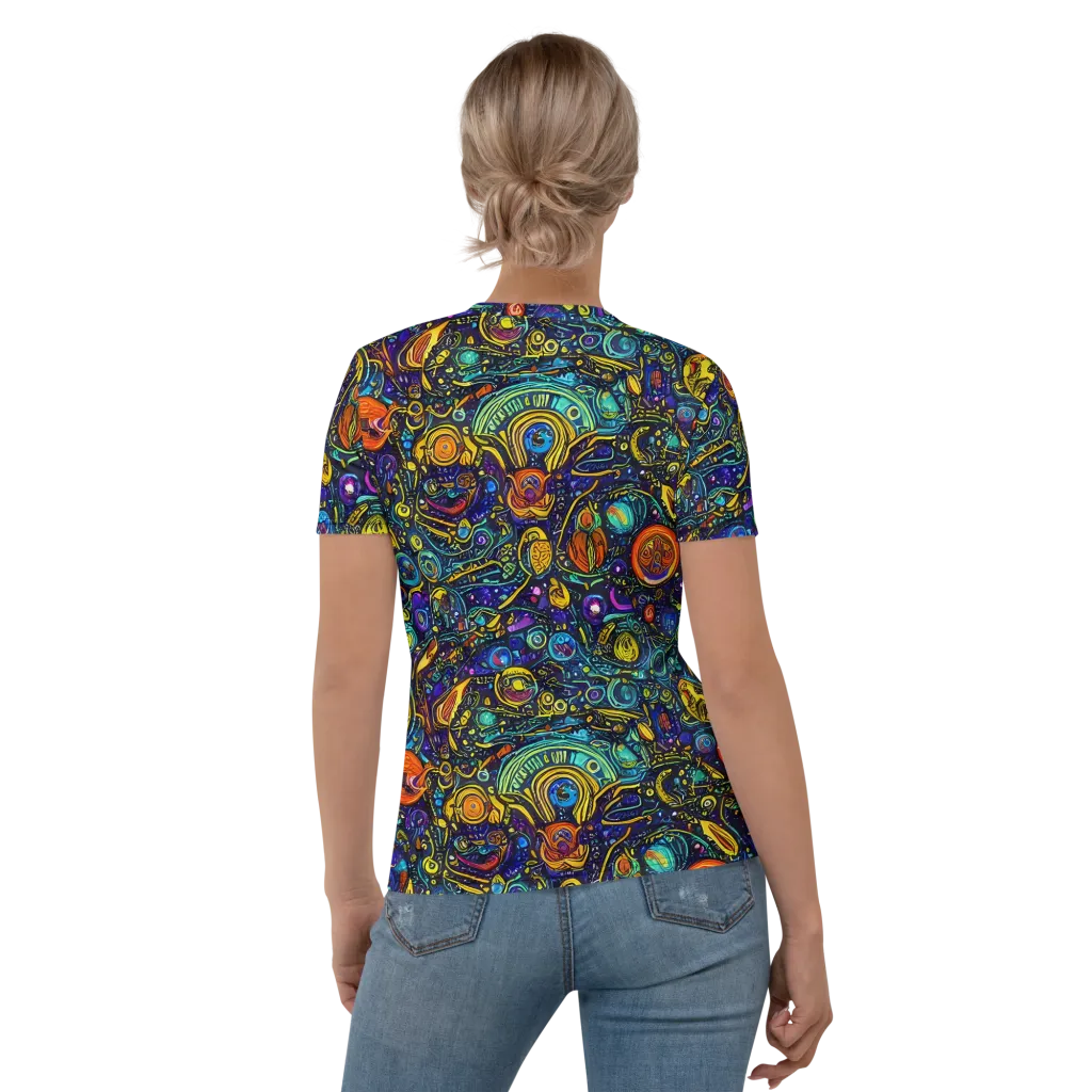Vasnetsov Vortex on Women's Crew Neck T-Shirt — Back