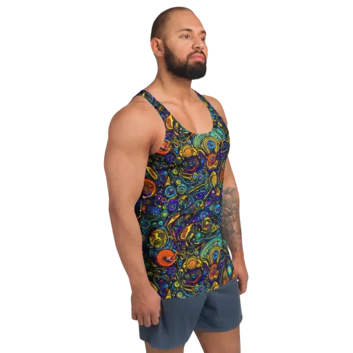 Vasnetsov Vortex on a Men's Tank Top