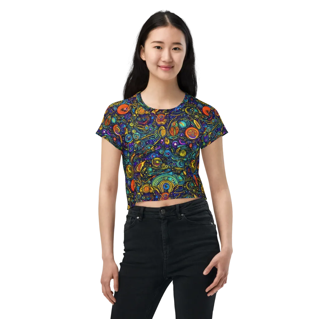 Vasnetsov Vortex on Crop Tee — Front