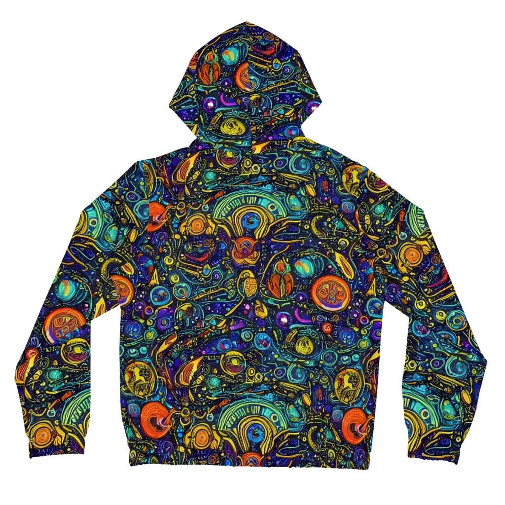 Vasnetsov Vortex on Women's Full-Zip Hoodie — Back