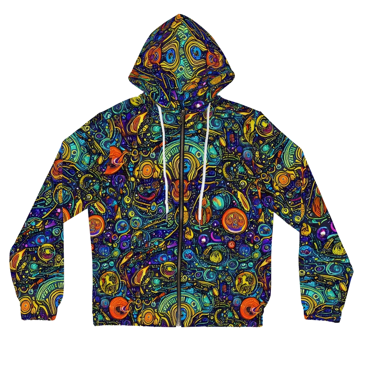 Vasnetsov Vortex on Women's Full-Zip Hoodie — Front