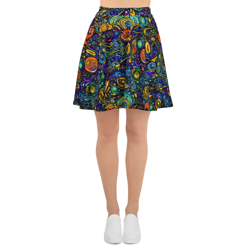 Vasnetsov Vortex on Skater Skirt — Front
