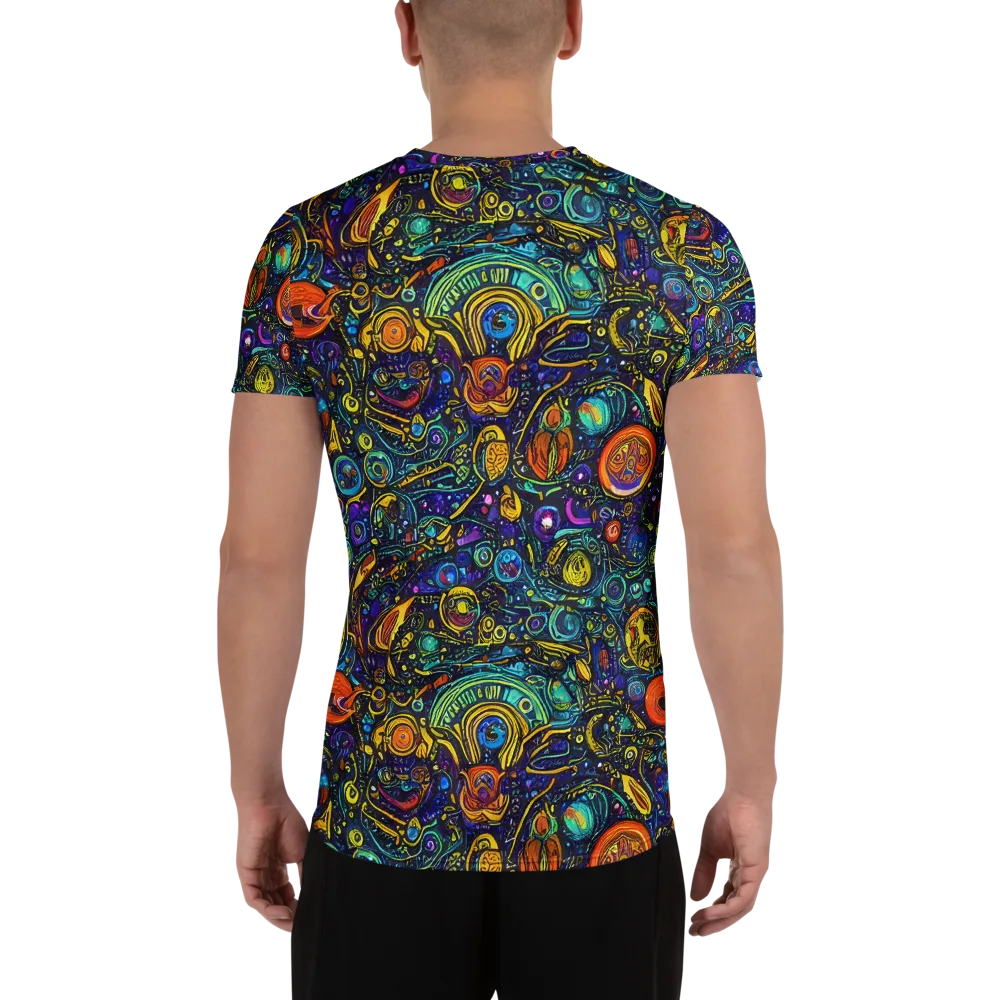 Vasnetsov Vortex on Men's Athletic T-Shirt — Back