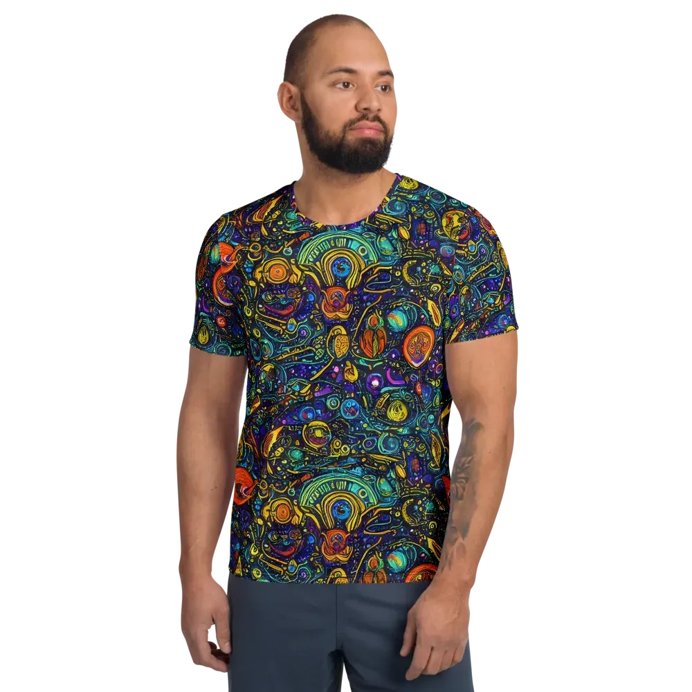 Vasnetsov Vortex on Men's Athletic T-Shirt — Front