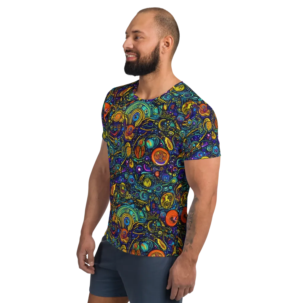 Vasnetsov Vortex on Men's Athletic T-Shirt — Left