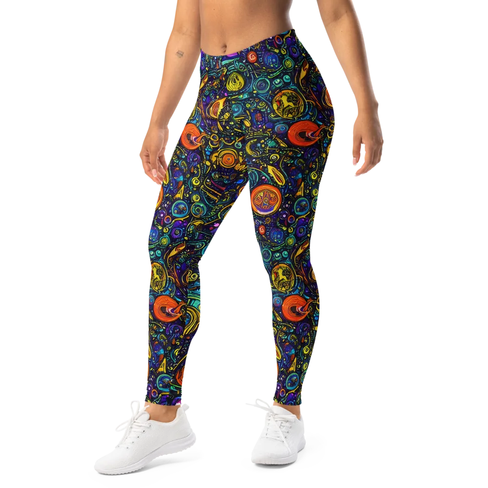 Vasnetsov Vortex on Leggings — Left Front