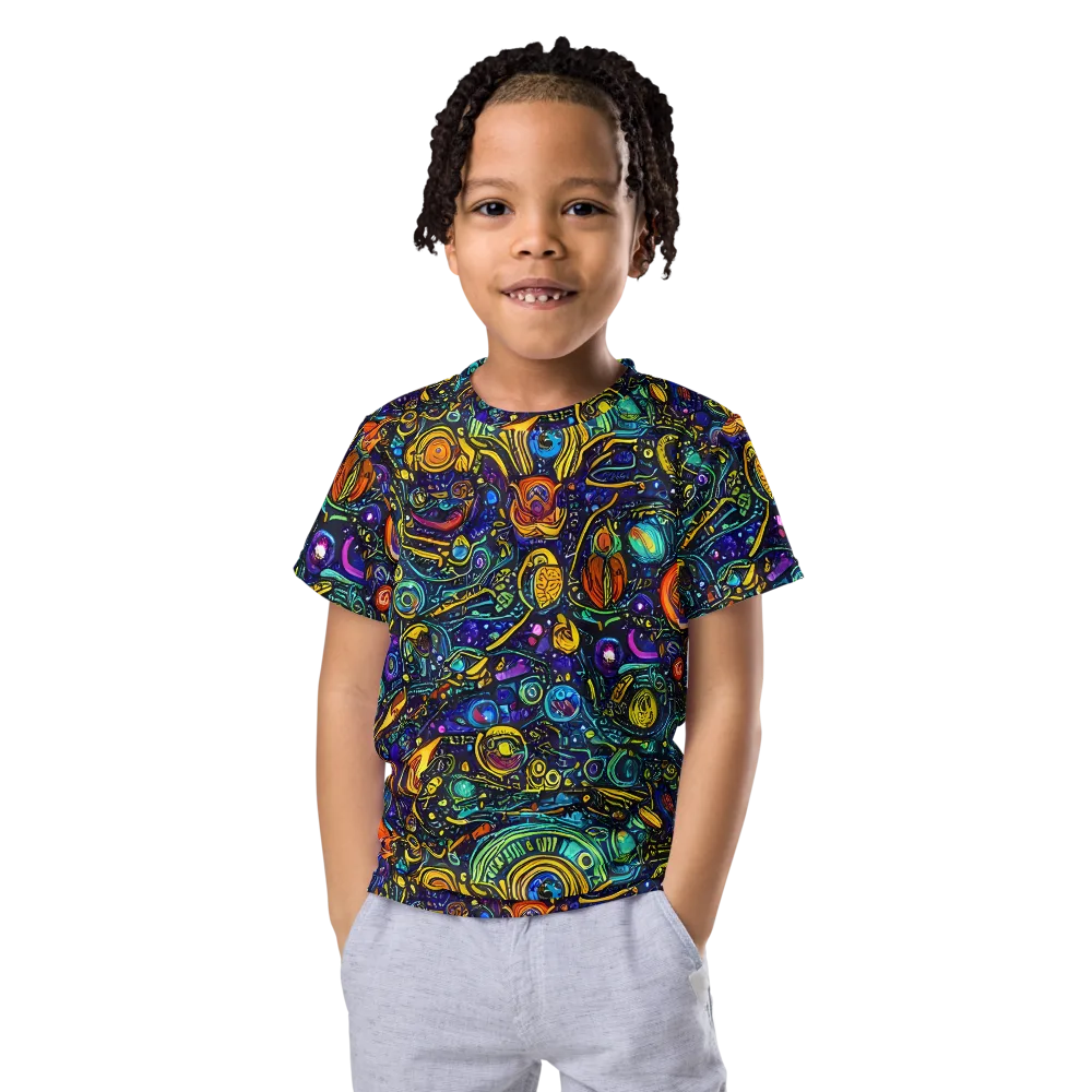 Vasnetsov Vortex on Kids Crew Neck T-Shirt — Front
