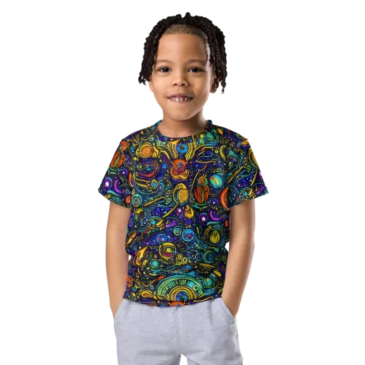 Vasnetsov Vortex on a Kids Crew Neck T-Shirt