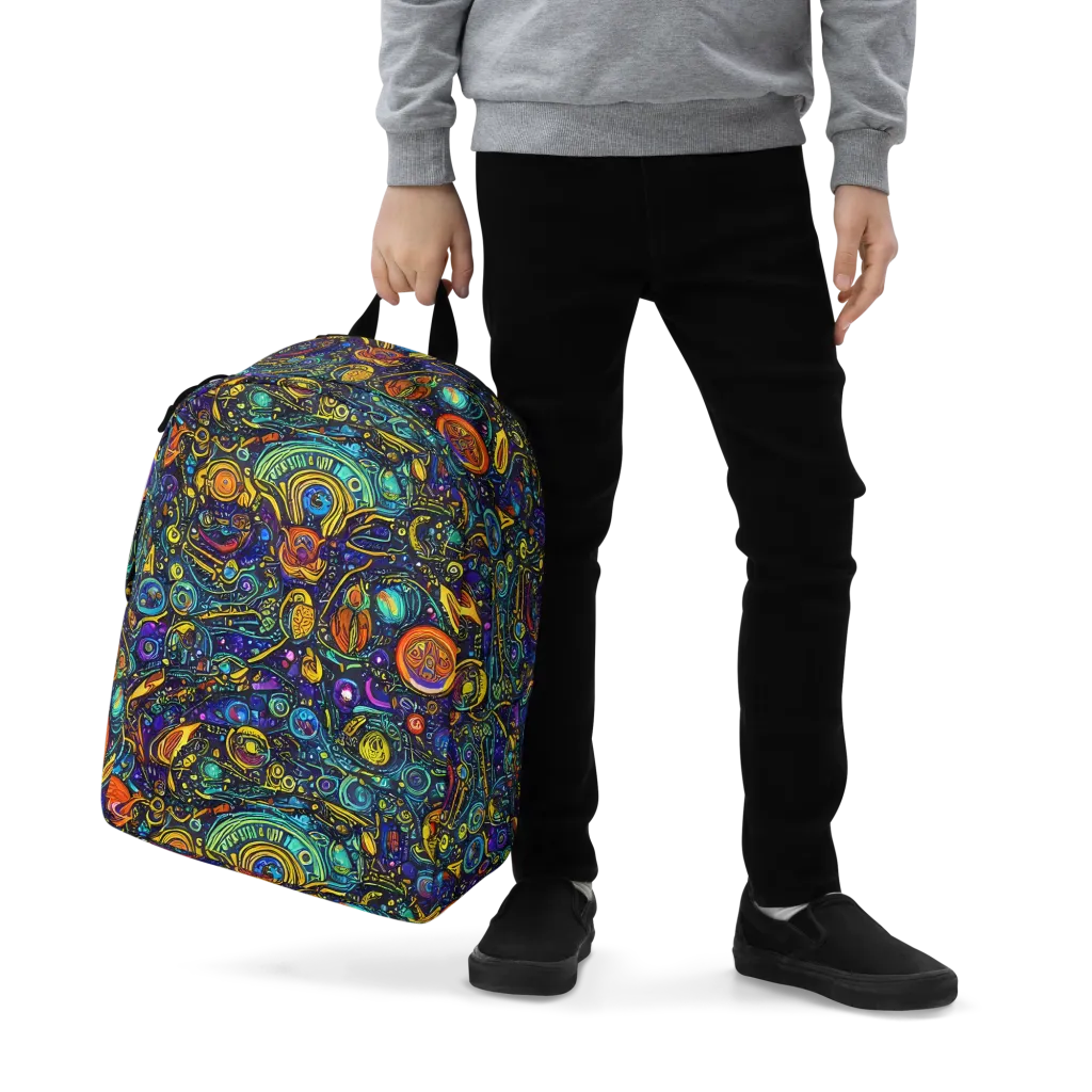 Vasnetsov Vortex on Minimalist Backpack — Zoomed-in