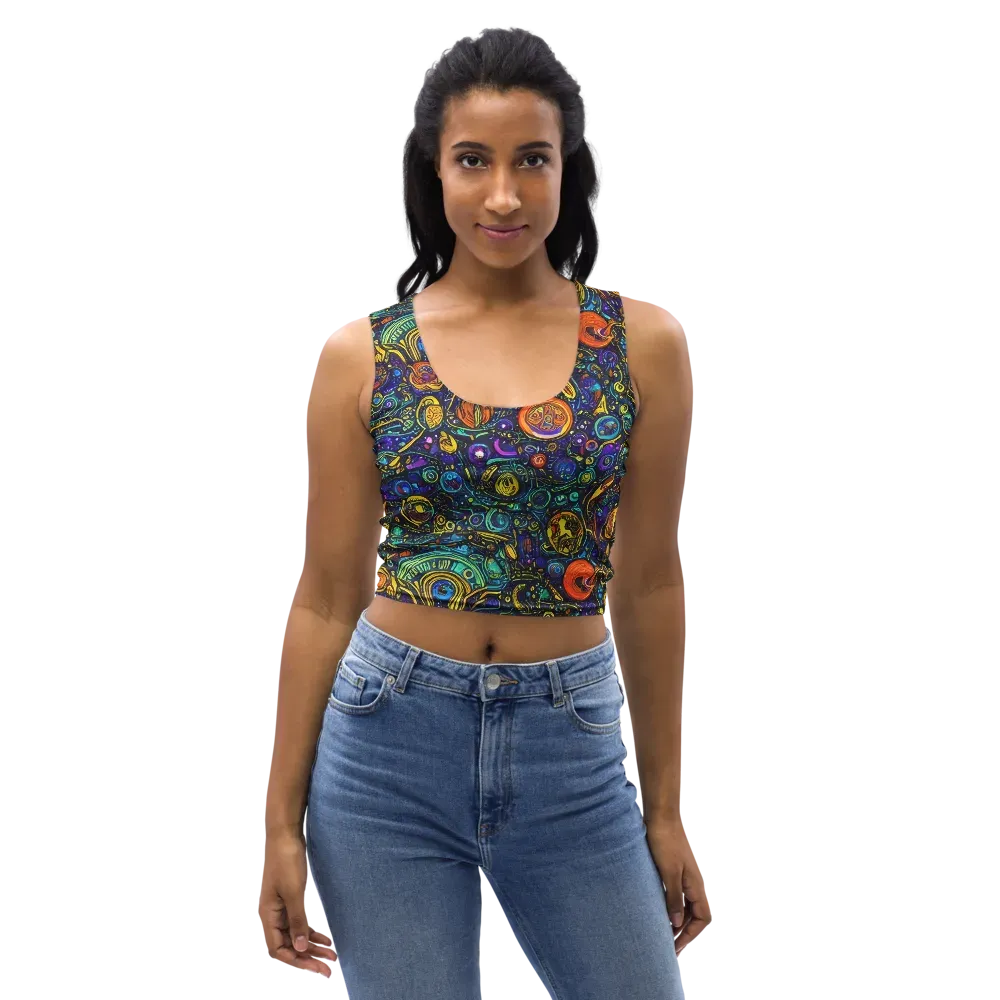 Vasnetsov Vortex on Crop Top — Front