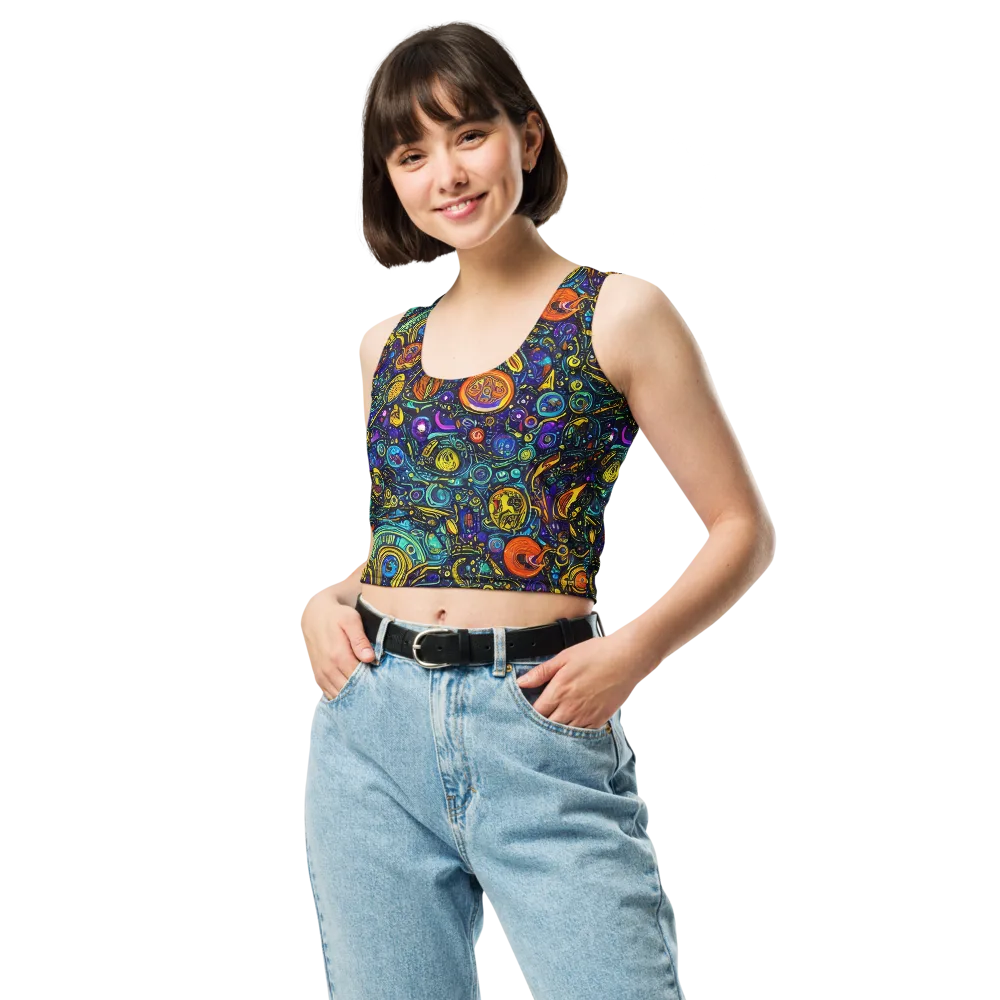 Vasnetsov Vortex on Crop Top — Front